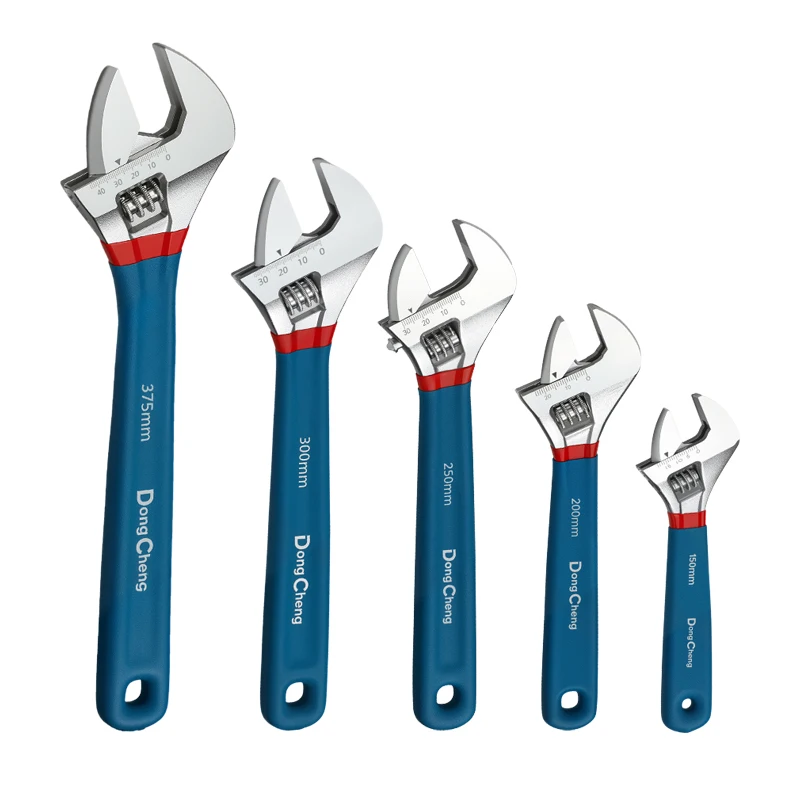 ประแจอเนกประสงค์ ปรับขนาดได้ หุ้มพลาสติก ผลิตจากเหล็กกล้าคาร์บอน สำหรับงานซ่อมบำรุงในอู่ซ่อมรถยนต์ จักรยาน และงานช่างทั่วไป 1