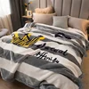 Thick winter blankets for sofas, winter thick premium plush flannel coral velvet blankets for warmth protection 3