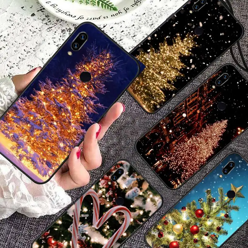 Marry Christmas Tree Custodia Per Telefono Di Capodanno Per Xiaomi Redmi Note 12 11 7 8 9 10 E S I T X Note Ultra X3 Pro 5G 4G