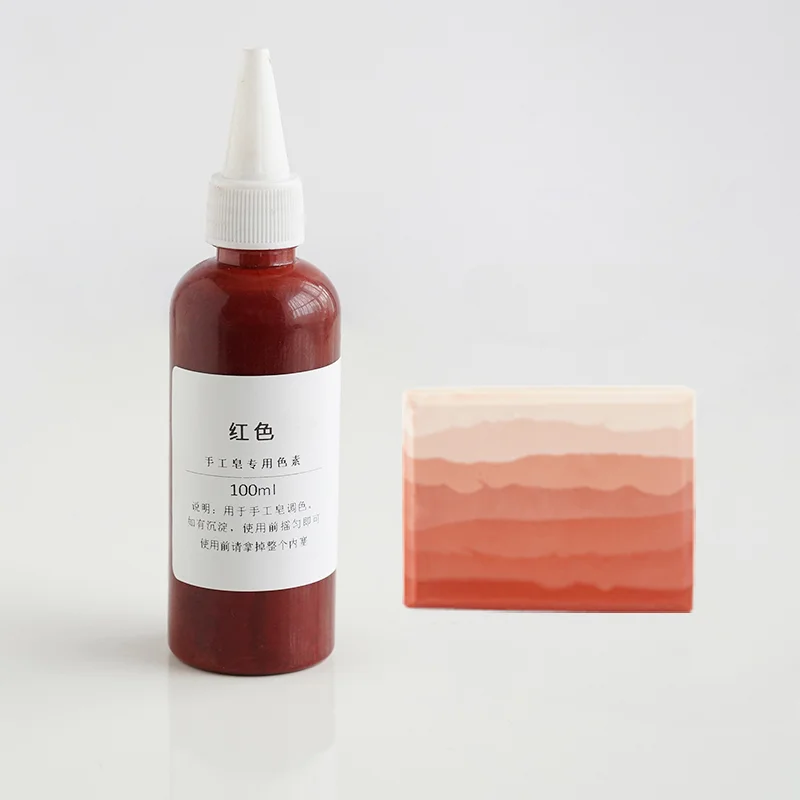 100ml/ Bottle Handmade Soap Special Liquid Pigment DIY Making Creative Modeling Cold Soap Render Low Saturation Dyeing Pigment