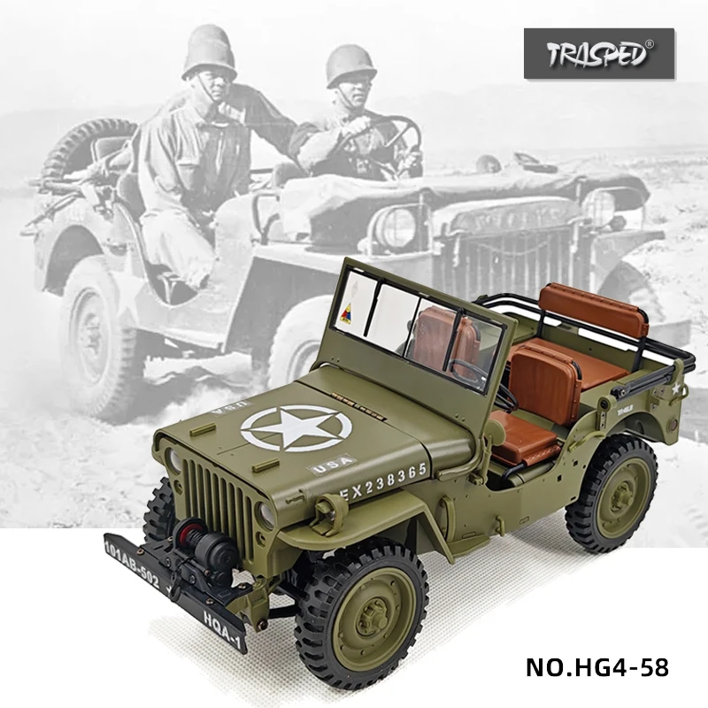 Coolbank RC Car 1/14 1941-1945 Willys Jeep MB 2.4G 4WD RTR Crawler