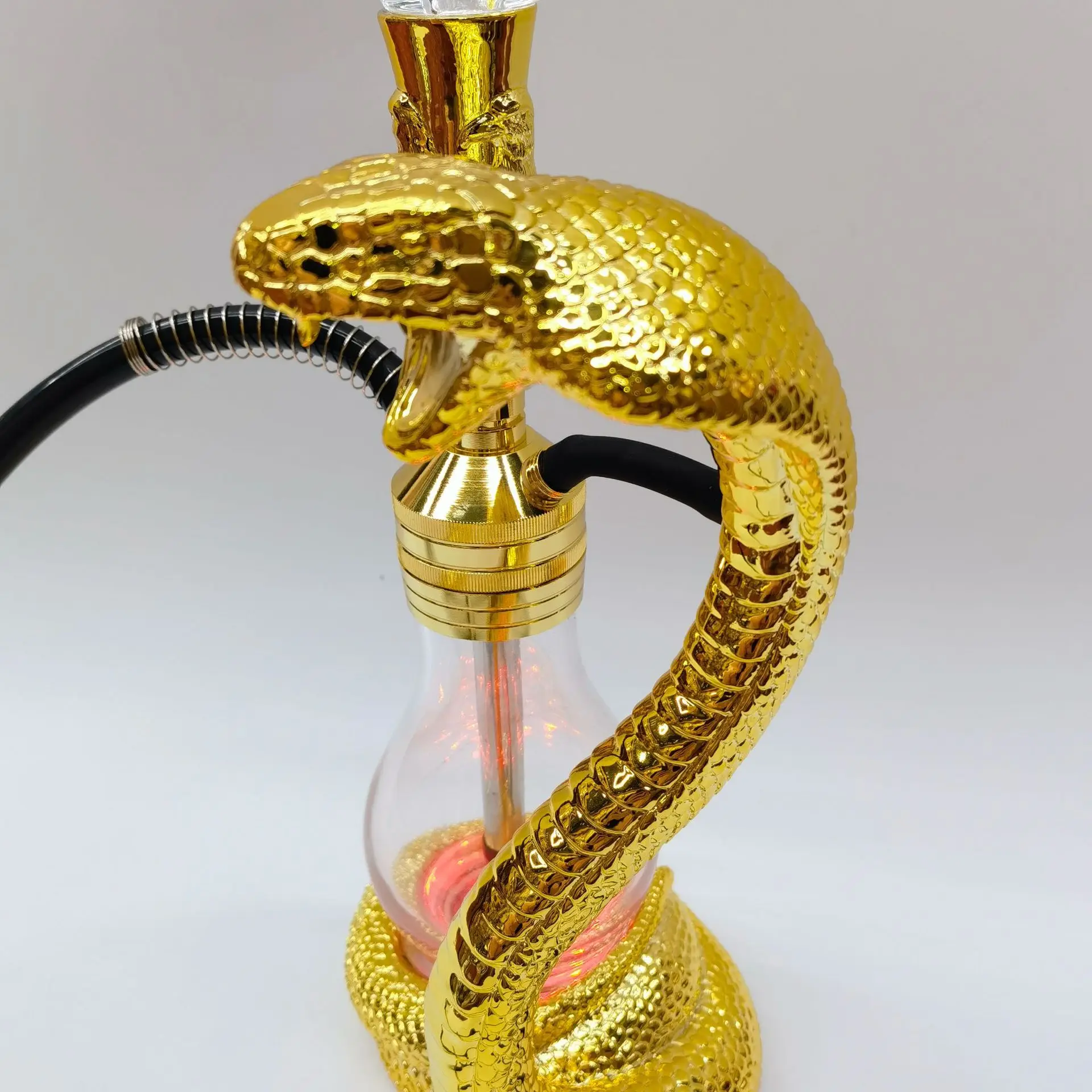 Cobra Mouth Out Smoke Craft Shisha Set Smoking Tools Pipes Accessory Resin Handicraft Ornaments Gift Creative Arabian Hookah