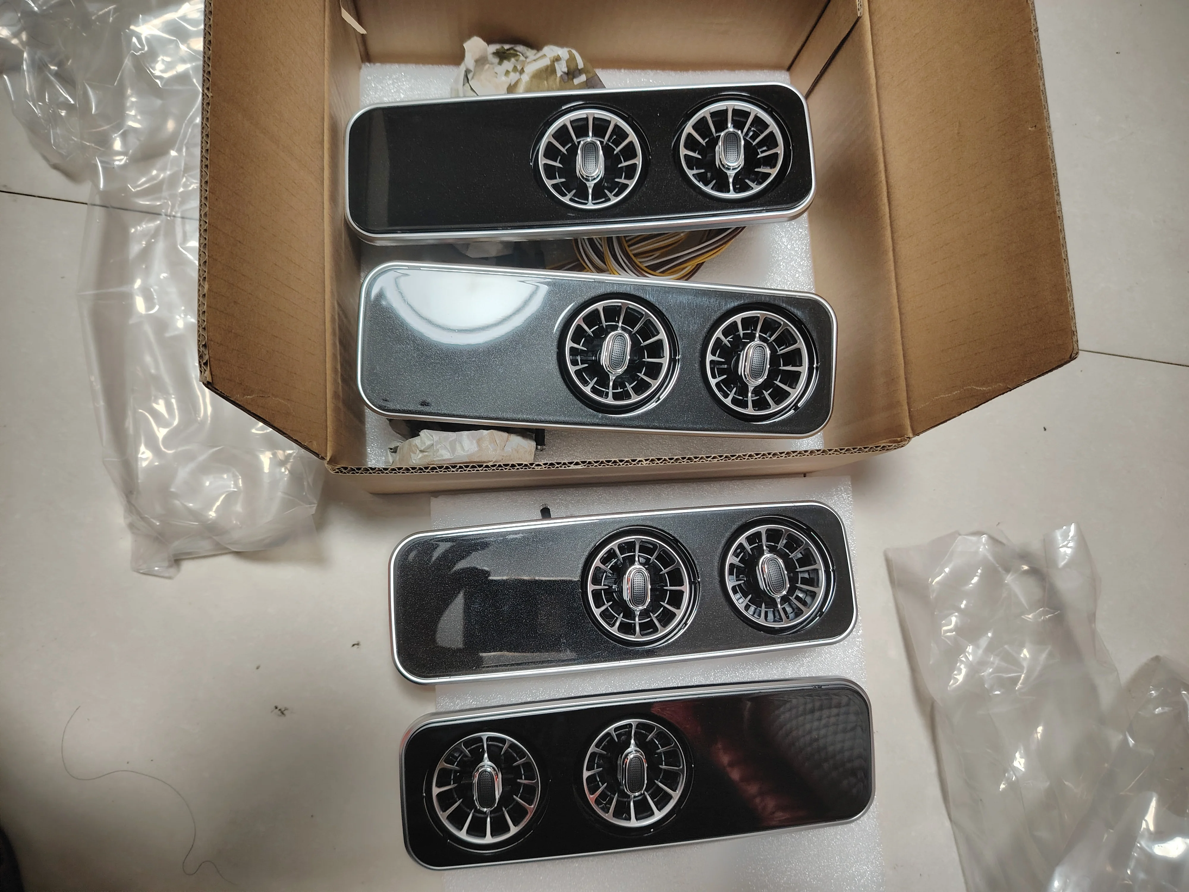 Dashboard Airconditioning Vent Turbo A/C Ventilatierooster Voor Mercedes V Klasse W447 Vito V260