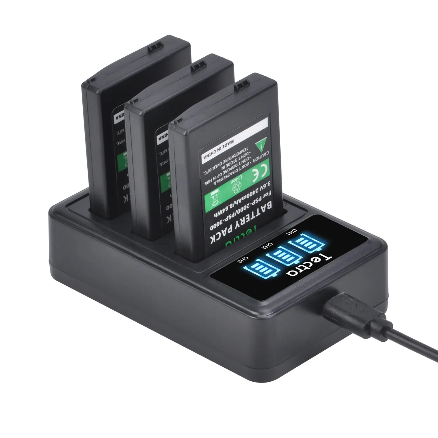 1 batterie - PSP-2004 PSP-2005 PSP-S110 2400mAh Eddie ion Gamepad ...