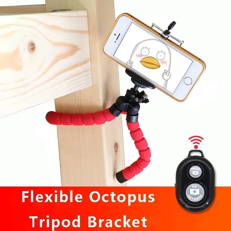 Flexible Octopus Tripod Bracket Live Broadcast Phone Holder Selfie Stand Mount Monopod Styling Accessories for All Smart Phone