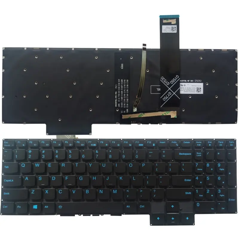 

Новая английская клавиатура для ноутбука Lenovo IdeaPad Gaming 3-15IMH05 15ARH05 15ACH GY530 GY550 GY570 Y7000 2020 с подсветкой