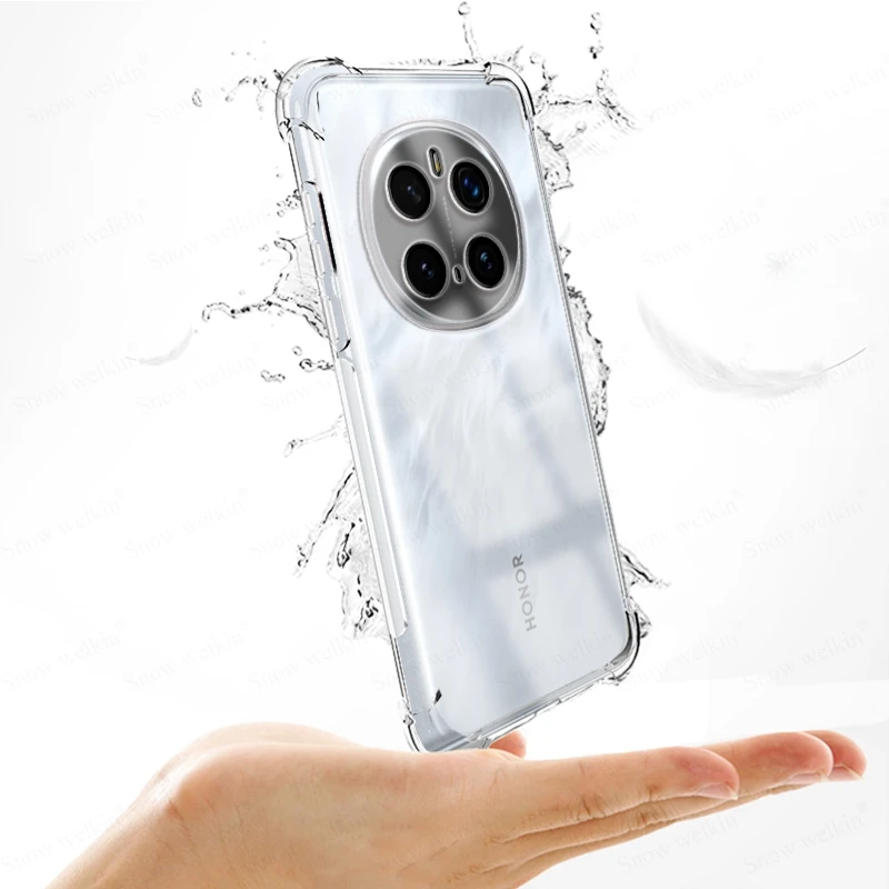 Enhanced Airbag Buffer Shockproof Clear Case - Full Protection Soft TPU Cover