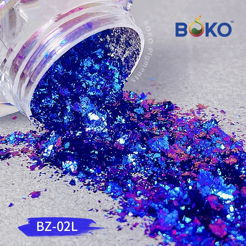 BOKO 0.1g High-quality High-End Optical Chameleon With Good Color Changing Effect Coarse Powder Multichrome Super Flash