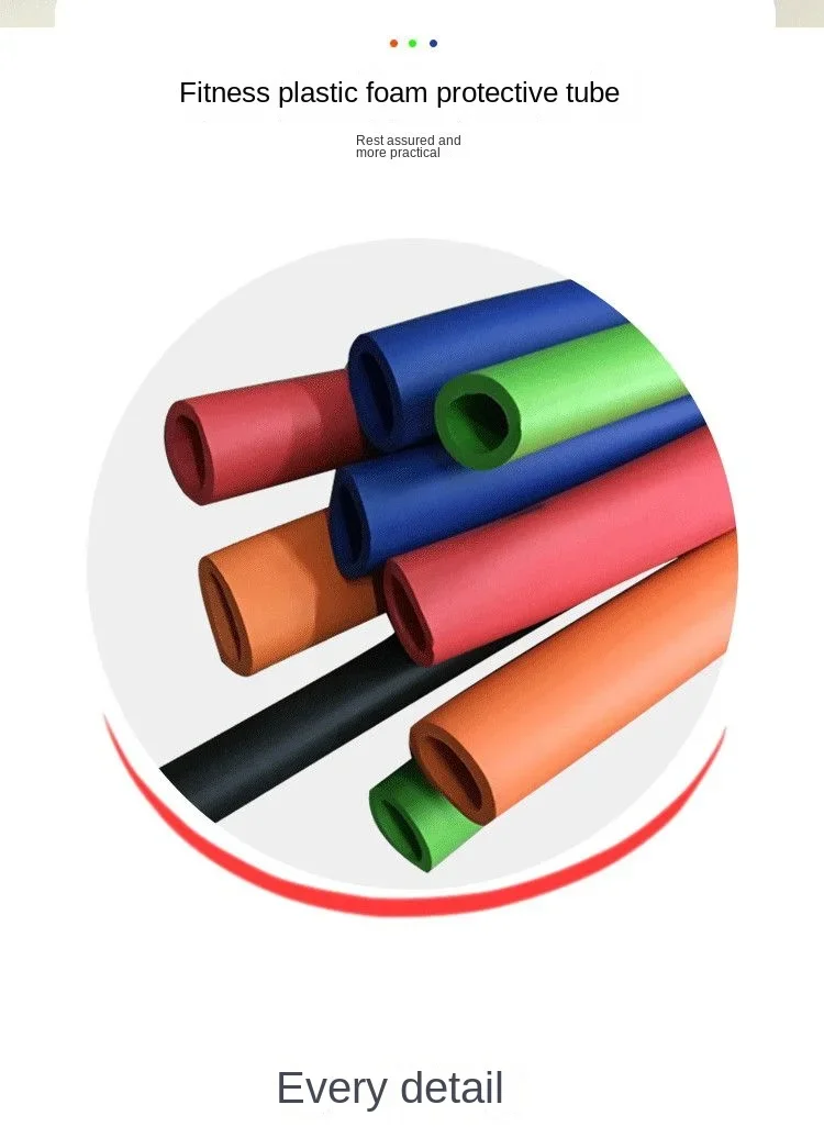 Description Picture 2 of itemNBR Rubber Foam Thermal Insulation Sleeve  Smooth Sponge Pipe Environmental Protection Wear-resistant Anti-collision Handle