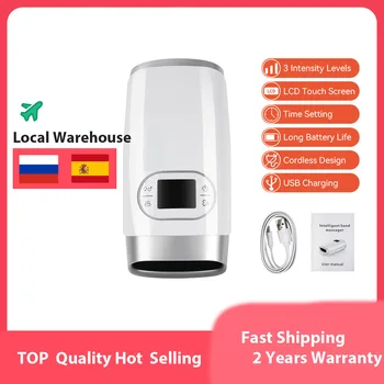 Hand Massager Acupoint Massage Heated Physiotherapy Air Compression Massage Palm Massager Finger Wrist Spa Relax Pain Relief