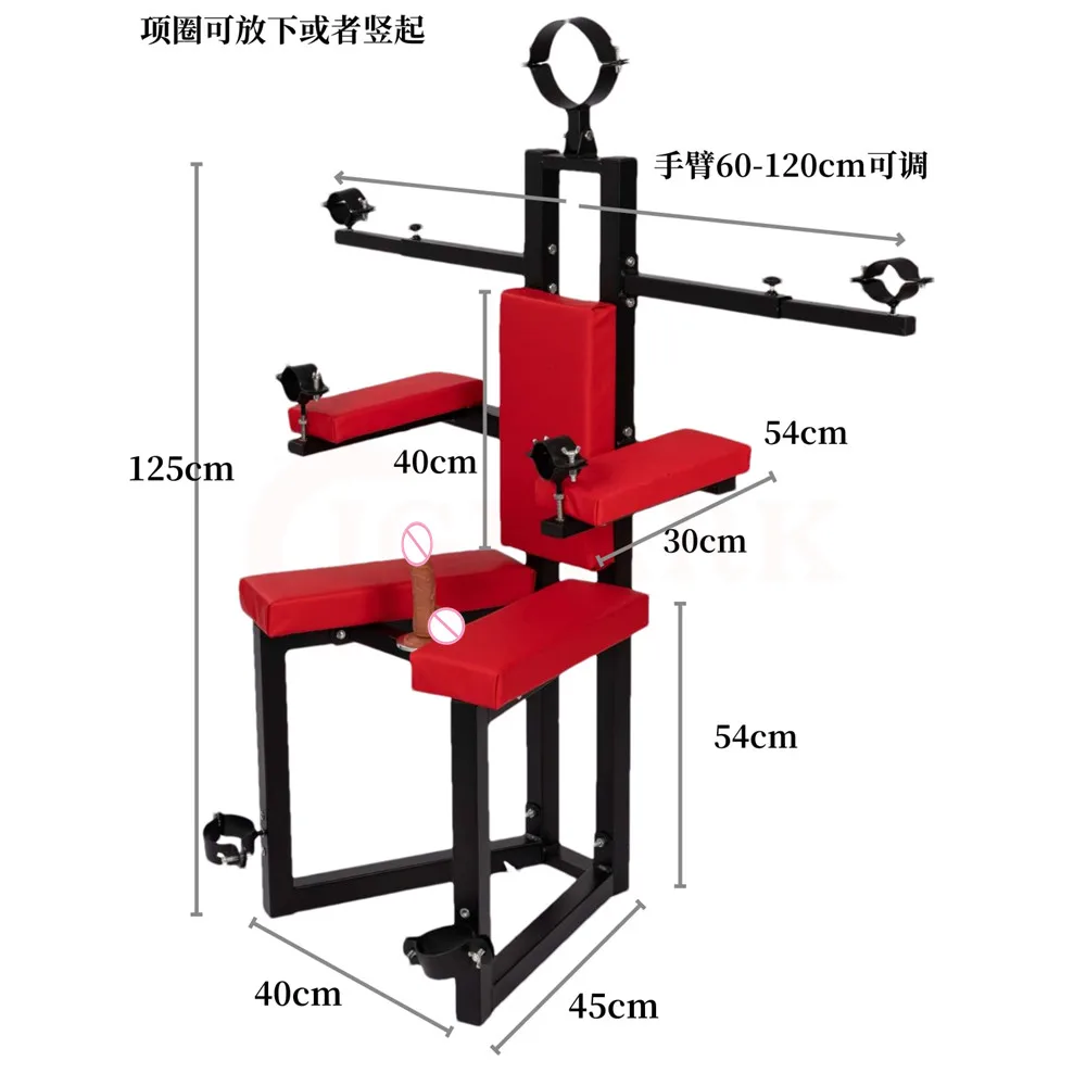 BDSM Sexual Tools Shack Punishment Props Chair Furniture Bondage Erotic Sex Toys for Couples Adult Game Sexyshop Accessories 18+