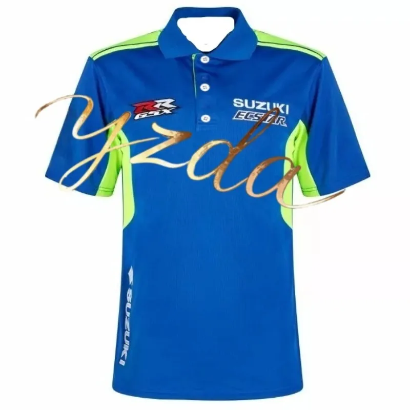 Eccstar_Suzuki_Sotogp Racing Team Polo Shirt Motorcycle Racing T