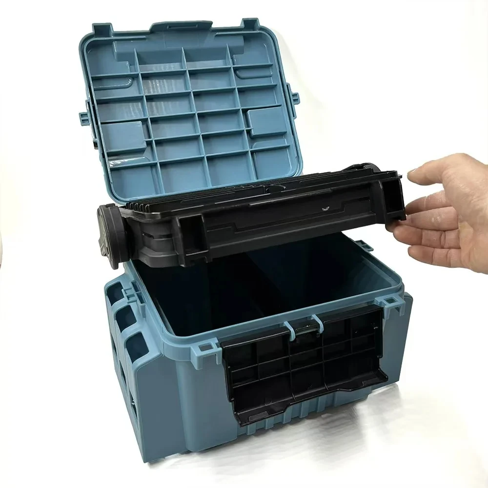 JSFUN Fishing Rod Holder Box Multifunctional Stand Barrel Storage Case