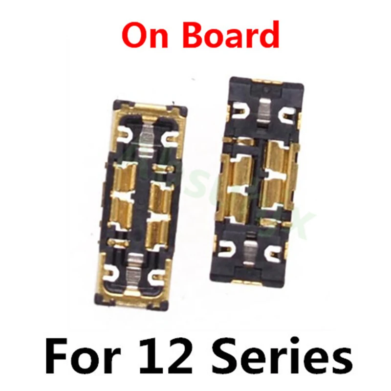 10pcs 배터리 FPC for iPhone 11 12 13 14 15 Pro Max 12Mini X XS XR 6 6S 7 8 Plus 커넥터 포트 온보드 클립 플러그 플렉스 케이블