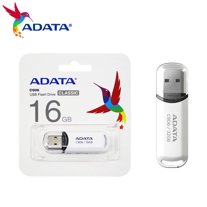 High Velocidade Usb Flash Drive Mini u Stick Pen Memory Stick 64gb 32gb 16gb 8gb 100 Original Adata-c906 - Imagem 5