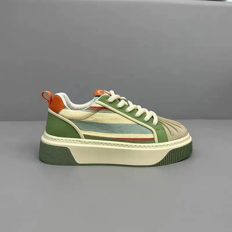 Moderne Herren Freizeitschuhe Mit Streifen Design Und Flachsohle_voghion.com