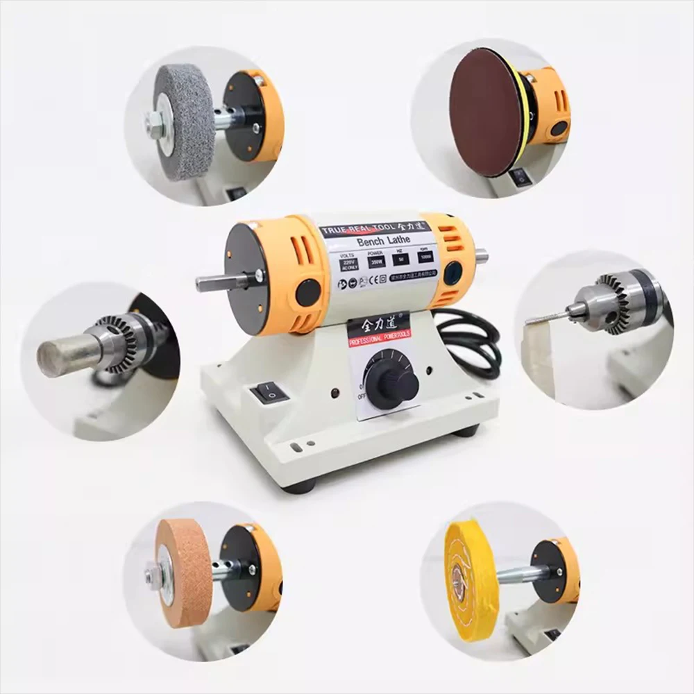 Bench Grinder Multifunctional Electric Woodworking Jade Cutting Grinding Carving Polishing Electric Grinding Tools