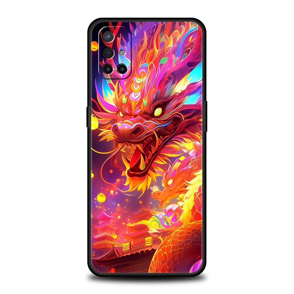 Whimsical Cartoon Dragon Silicone Phone Case - Vibrant and Durable Cover
