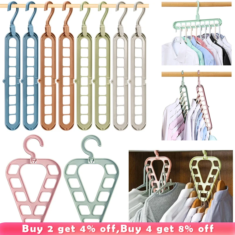 Clothes Hanger Racks Multiport Support Circle Clothes Drying
