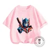 Hot Movie Transformers for Summer Coolness Boys' Elastic Prints on O-neck T-shirts Affordable Street Style for Children 6