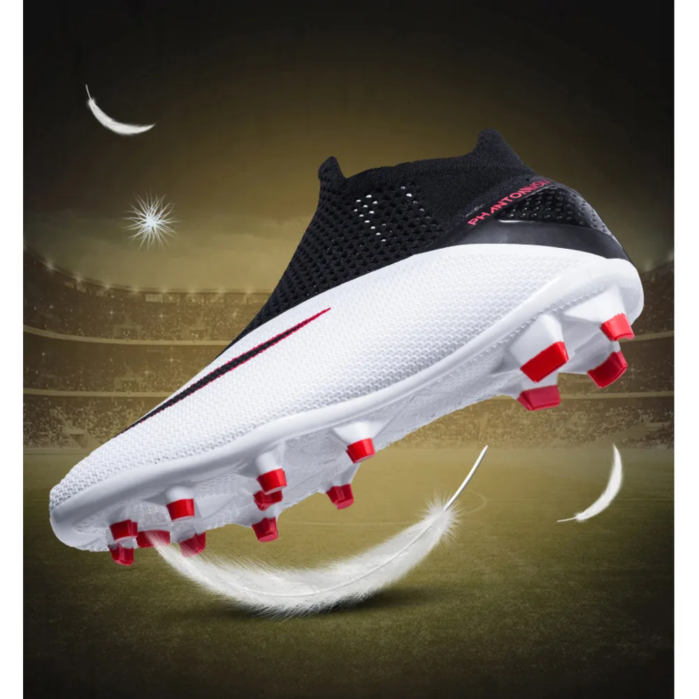 Calzini da calcio nuovi High Bang Flying in maglia soprascarpe per ragazzi e ragazze AG unghie lunghe in pelle piedi giovani studenti sportivi_voghion.com