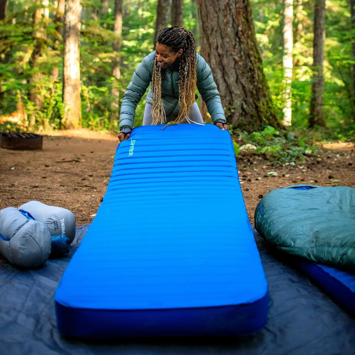 3D Self-Inflating Camping Sleeping Pad