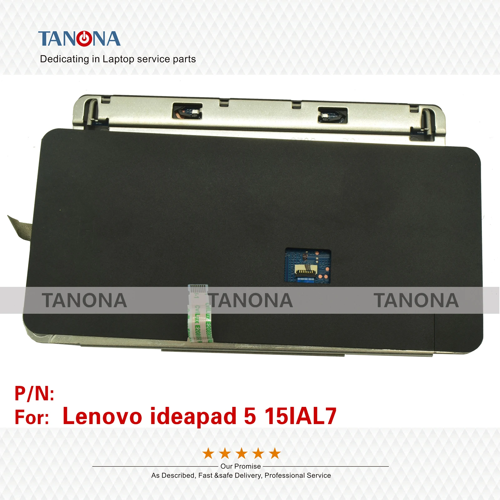 Original New For Lenovo ideapad 5 15IAL7 Trackpad Clickpad Mouse Board Touchpad Silver