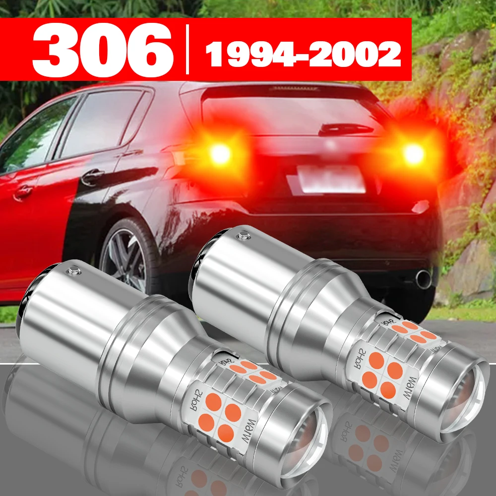 

For Peugeot 306 1994-2002 2pcs LED Brake Light Accessories 1995 1996 1997 1998 1999 2000 2001