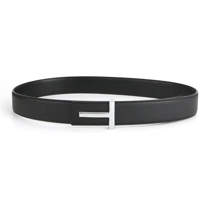 High Quality Business Men Belt Luxury Brand Designer famous Leather Belts for men Jeans Strap Male Metal Buckle work belt - Image 13