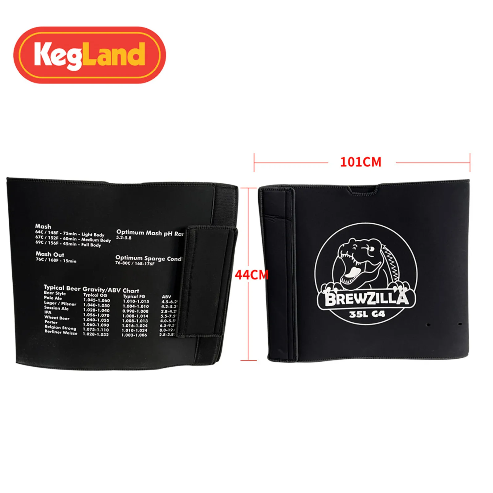 

Kegland 35L/65L Beer All-in-One Machine G4 Insulation Sleeve Barrel Sleeve Accessories KL24365 KL24372
