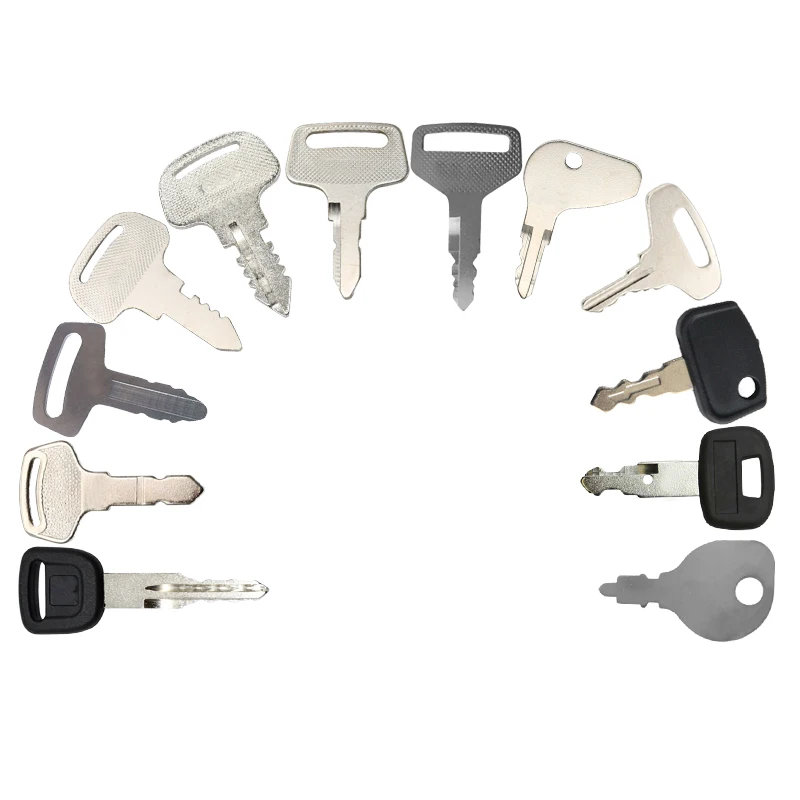 12PCS Ignition Key 68920 459A Compatible with Kubota Tractor B L M BX K008 KX161-2 KX101 KX151 R410 KH61 R520S B26 RTV 900 UTV