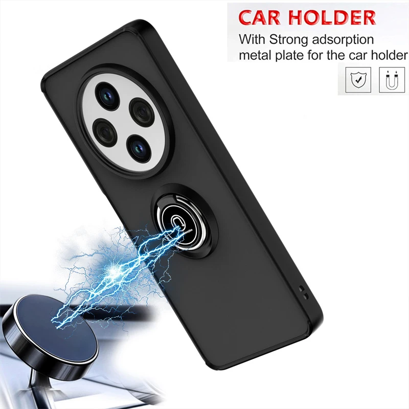 Rugged Shockproof Case with Magnetic Ring and Car Holder