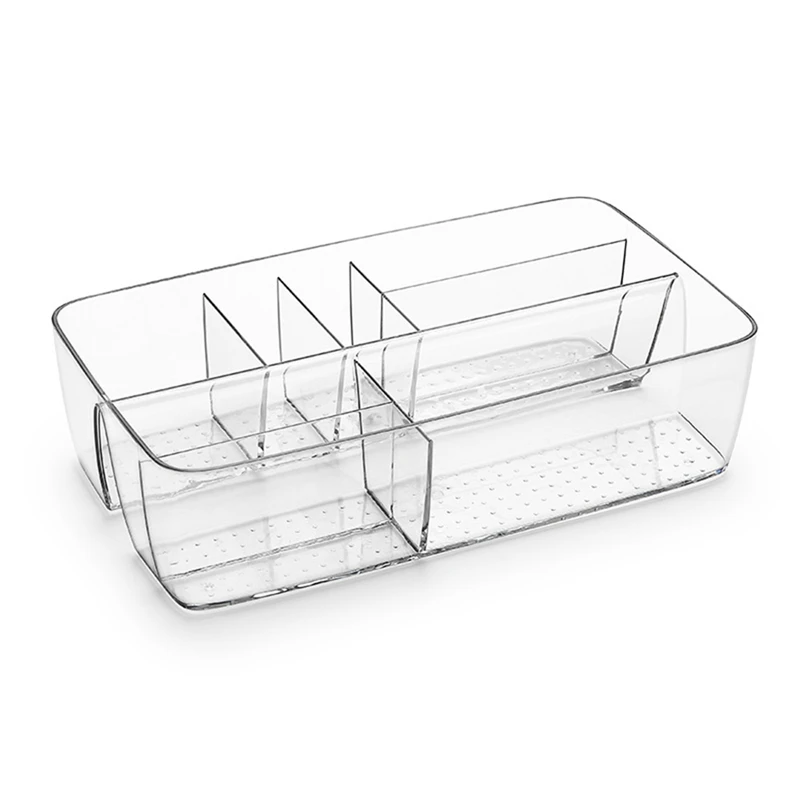 

Прозрачная коробка для хранения косметики, держатель для макияжа, органайзер для косметики для украшений для дома, пластиковые настольные коробки для хранения, держатель