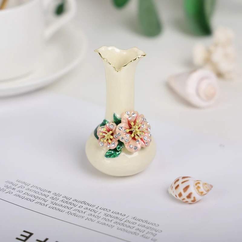 Enamel Trinket Box Wedding Favor Handmade Home Decorative Gift Box Small Desk Gadget SHINNYGIFTS