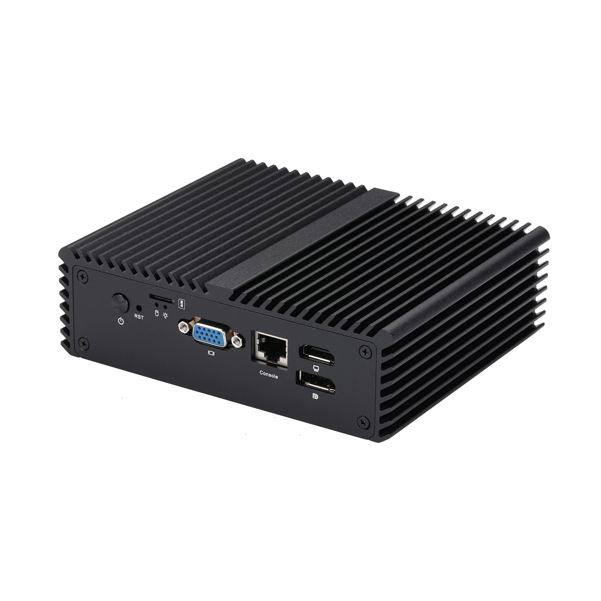 Qotom Q10821G5 J6412 Elkhart Lake Processor 3 Display Video Port 5 I226-V 2.5 Gigabit LAN Network Firewall Server Mini PC