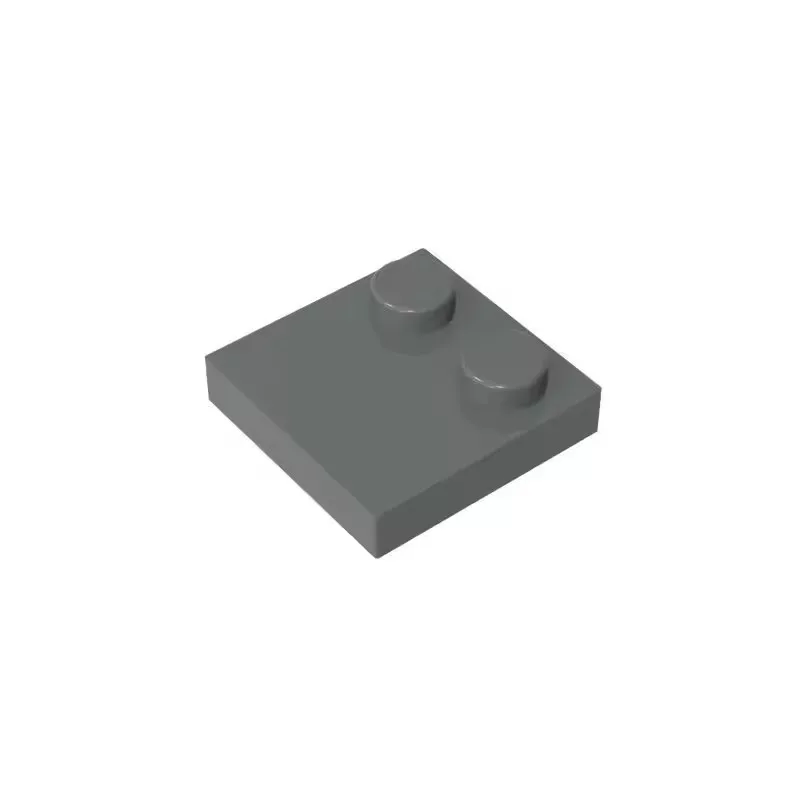 100 stücke MOC Bricks Kompatibel Baut Partikel 33909 2x2 halbe rand 2 stoß basis plat Bausteine Teile kind spielzeug – Detail 12