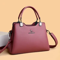 Sac à main de marque de loisirs, sacs à bandoulière pour femmes de haute qualité, sacs de créateur tendance, grande capacité, en cuir souple, sac locomotive, sac à main 2