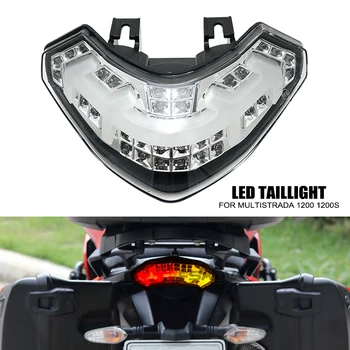 Fanale posteriore Per Ducati Multistrada 1200 1200S 2010 2011 2012 2013 2014 Accessori Freno Indicatori di direzione Fanale posteriore LED Moto