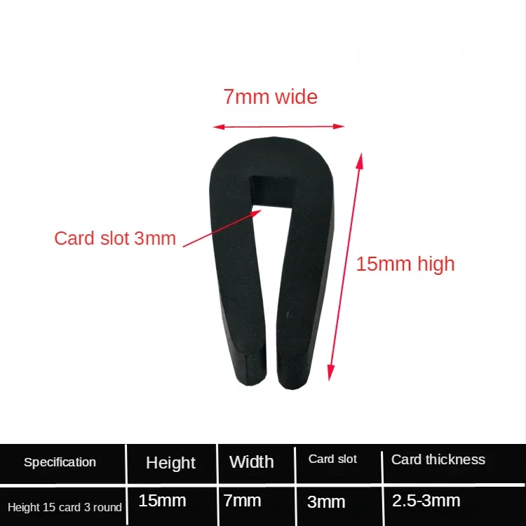 Black Rubber Edge Strip U Section - Anti-Oil Seal & Edge Protector, Various Lengths Available