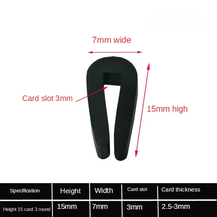 1/2/3/5/10M Black Rubber Edge Strip U Section Anti Oil Seal Edge Shield Encloser Inner Width 0.5-10mm High 5-15mm - Image 15
