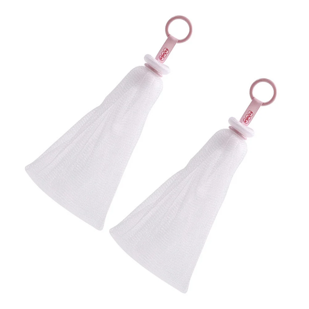 

2Pcs Facial Cleanser Foaming Net Soap Foaming Bags Soap Bubble Helper for Home