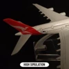 Scale 1:400 Metal Aircraft Model, Qantas A380 Airplane Diecast Plane Aeroplane Home Office Decor Mini Moto Toys for Boy 5