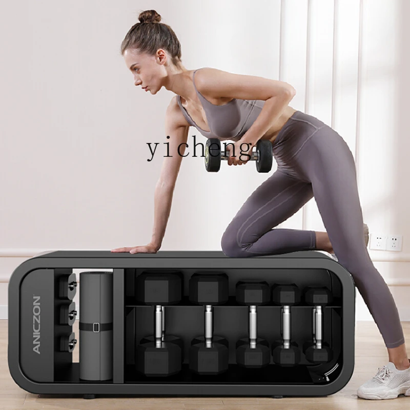 

Zf Multifunctional Dumbbell Bench Fitness Chair Dumbbell Rack Core Training Equipment Small Storage Rack