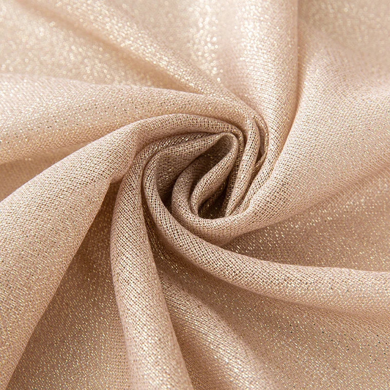 Lastest Brand Design Scarf Shiny Solid Color Shawls Rayon Fabric Gold Silk Silver Wire Head Shawl Fringe Hijab For Women 6
