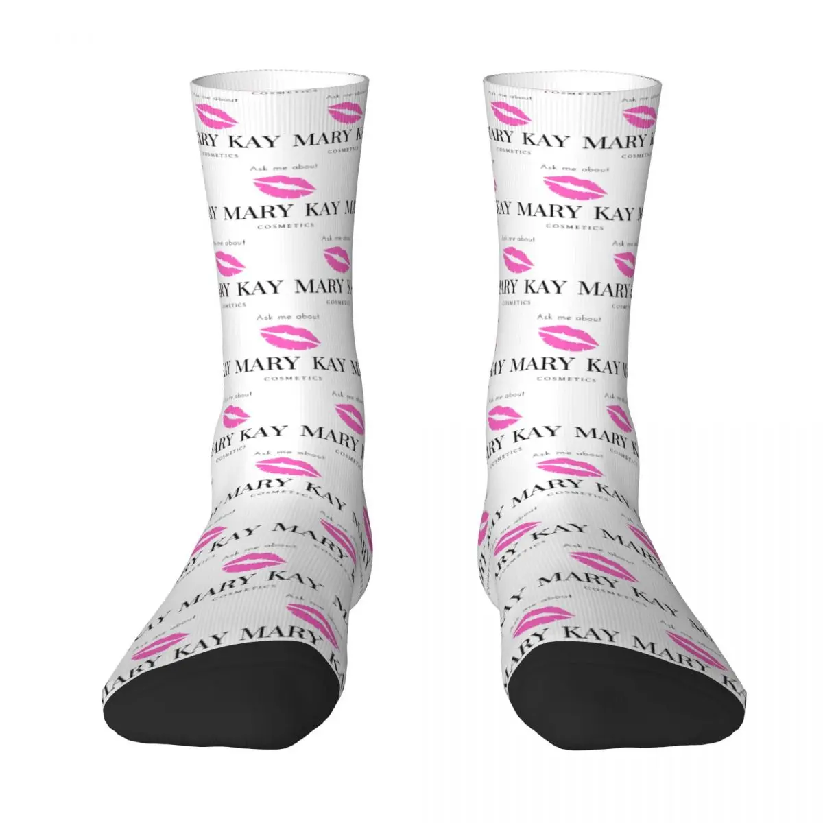 

Носки с надписью «Ask Me About Mary Kay», супер мягкие чулки в стиле Харадзюку, всесезонные длинные носки, аксессуары для мужчин и женщин, подарки