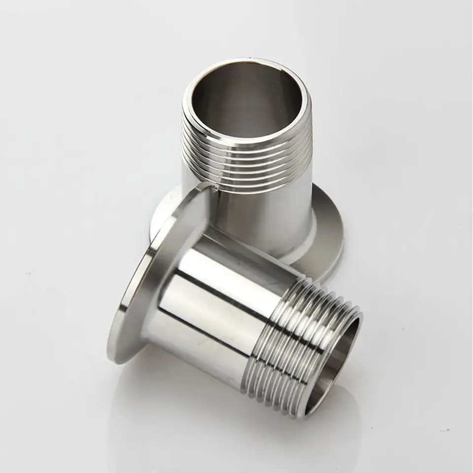 1-1/4" X 3/4" Male NPT Hex Nipple Reducer - 304 Stainless Steel Pipe Fitting - View #9
