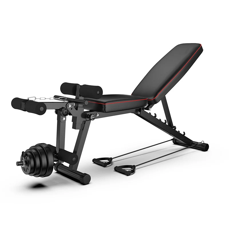 MIYAUP-Multifunctional Foldable Dumbbell, Sit Up Benches, Home Gym Chair, Multiple Training Exercise Stool