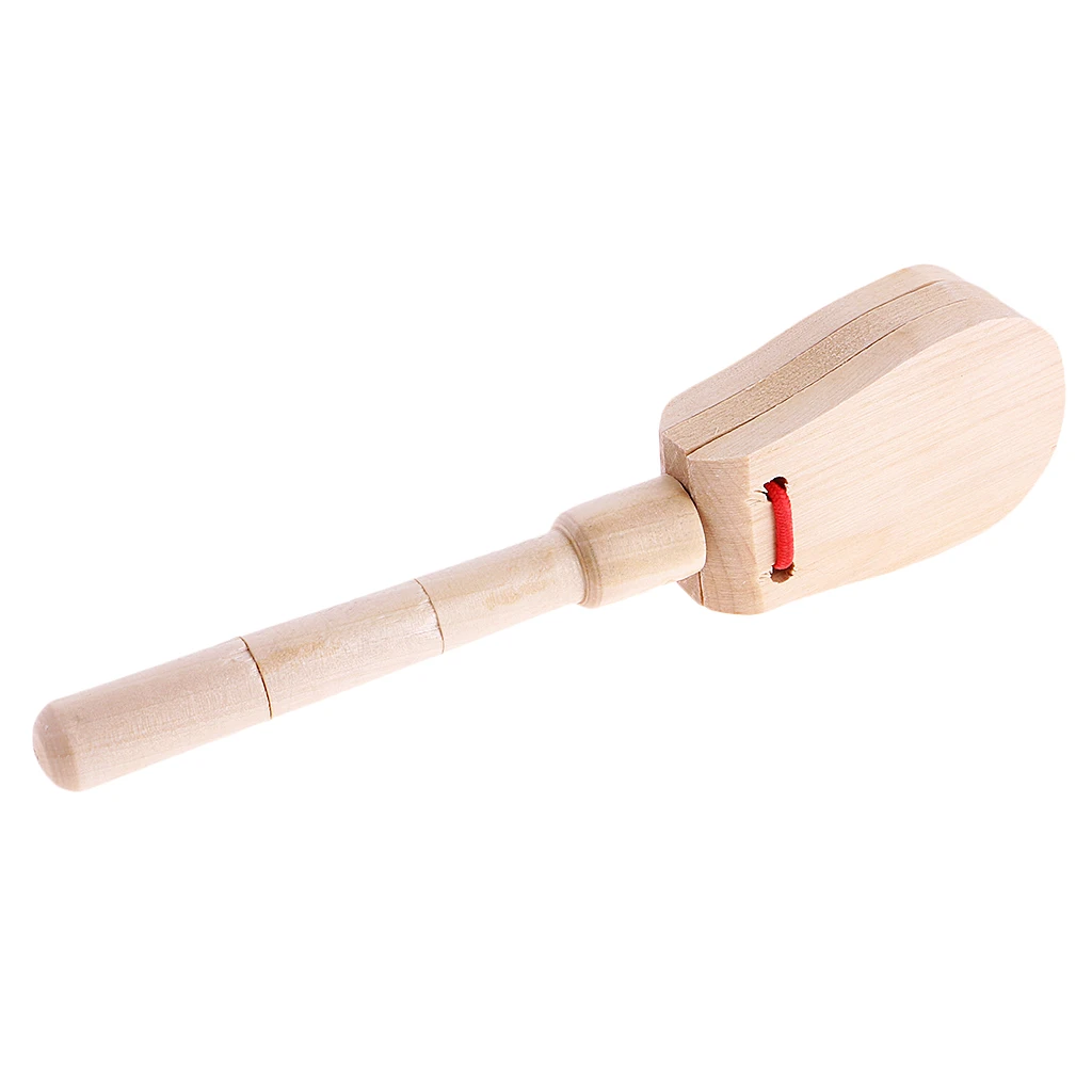 

Wooden Long Handled Castanet / Clapper / Clacker Toys Kids Old