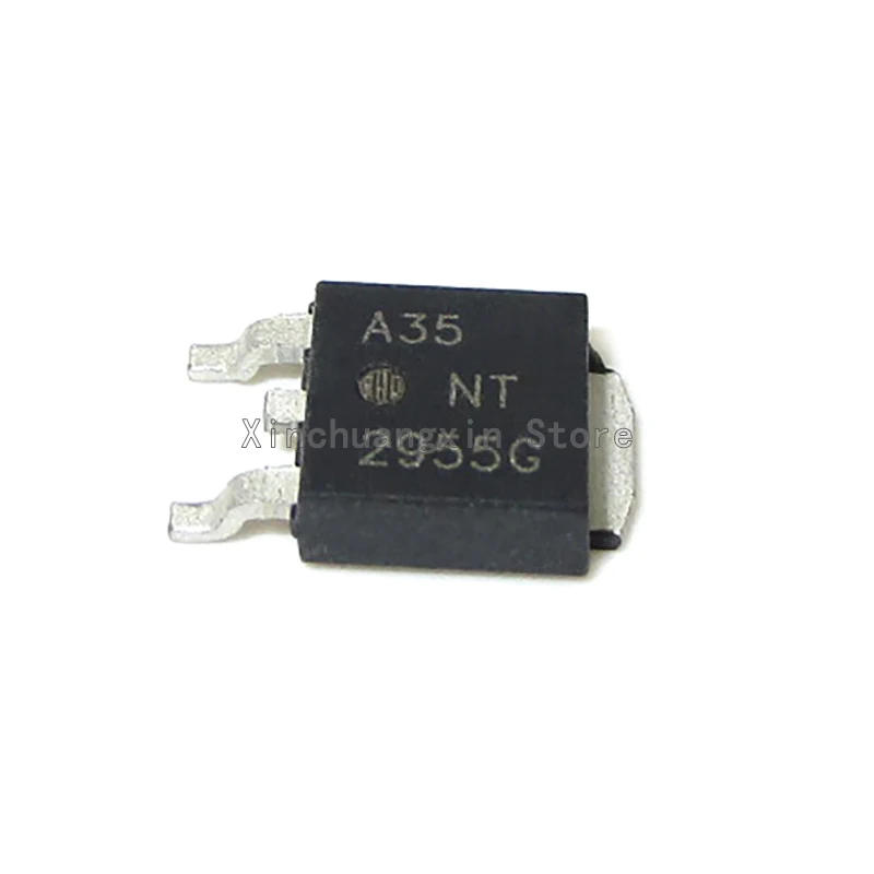 10PCS 2955G NTD2955G NTD2955T4G SMD TO-252 P-channel 12A 60V MOSFET field effect transistor
