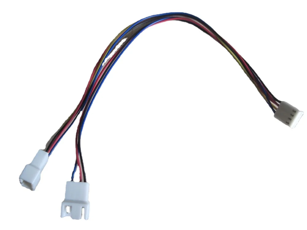 

Motherboard 4pin female to 3pin + 4p male splitter pc cooling fan power cable 27CM#32